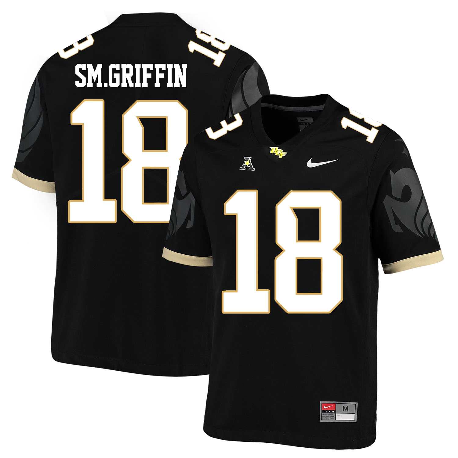 UCF Knights #18 Shaquem Griffin Black College Football Jersey